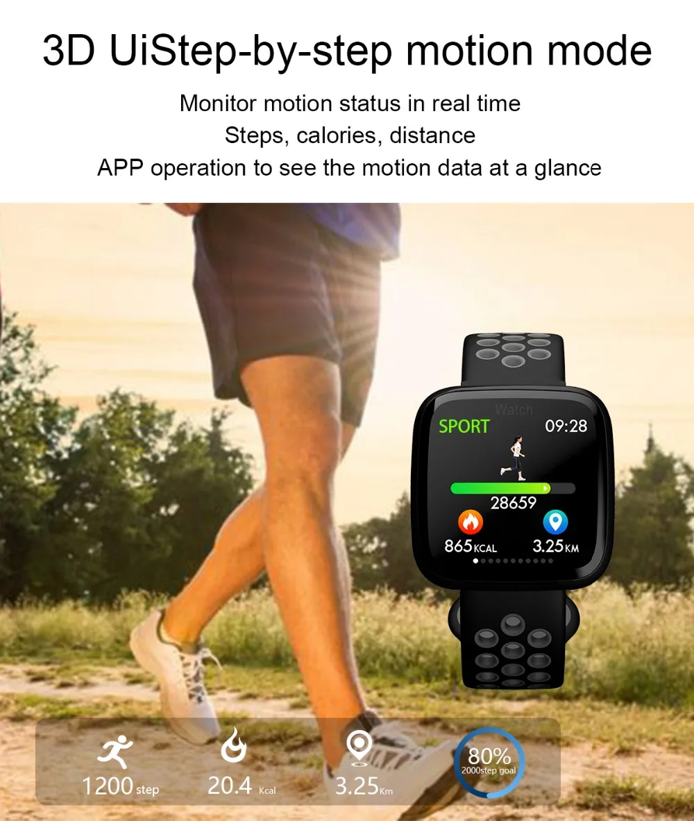 Часы Timethinker F15 Смарт-часы для плавания спортивные часы пульсометр кровяное