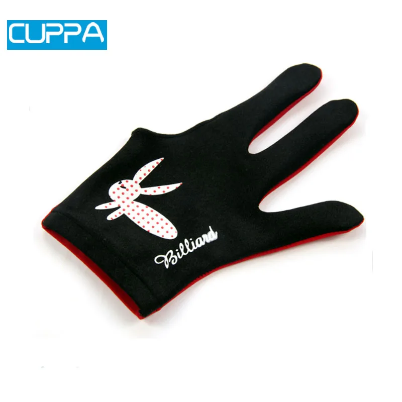 2017 New Cuppa Red Color Three Fingers Billiard Pool Madam Gloves Snooker Accessories China | Спорт и развлечения