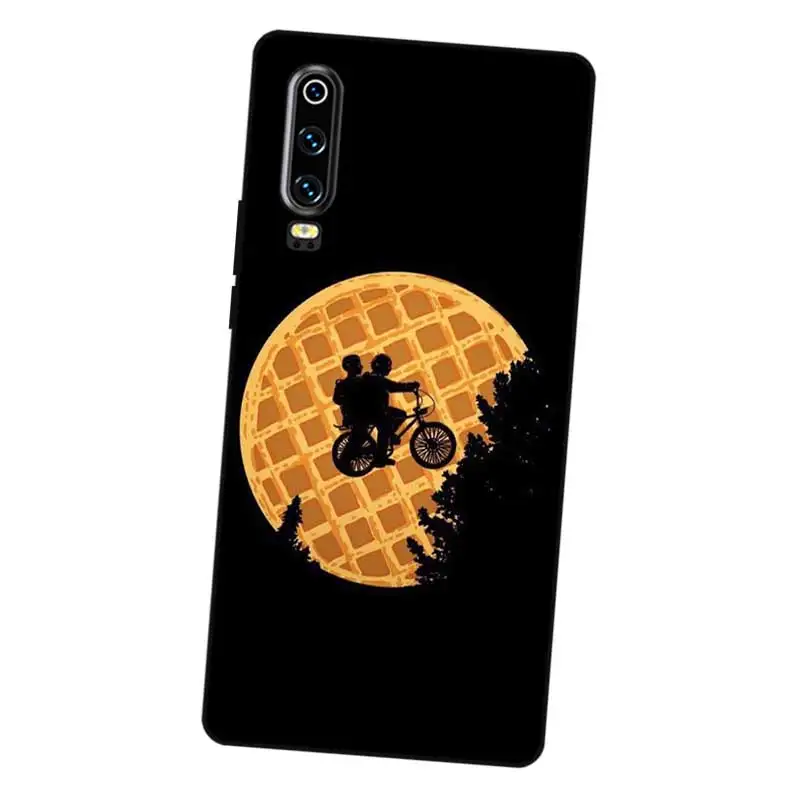 N421 странные вещи Fear Черный силиконовый чехол для Huawei P8 P9 P10 P20 P30 Lite Pro P Smart Plus 2017 2019 |