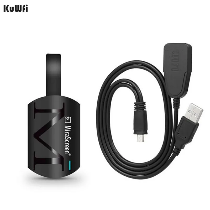 KuWFi ТВ-палка беспроводной WiFi Дисплей MiracastDongle приемник 1080P HD tv Stick Miracast Airplay отзеркаливание DLNA к HDTV проектору