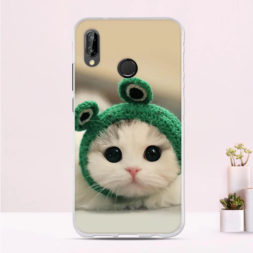 Чехол для Huawei P20 Lite силиконовый чехол защитный телефона задняя крышка Nova 3e 5 84