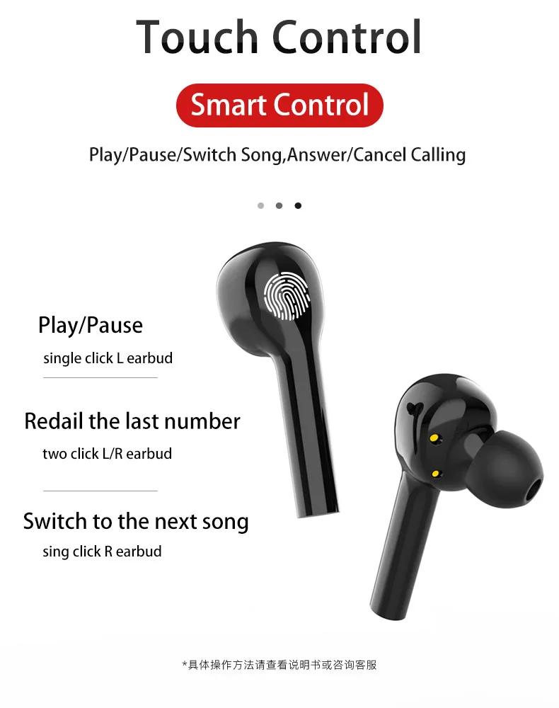 Беспроводные наушники Caletop TWS, двойной драйвер, супер бас, Bluetooth 5,0, наушники, спортивные гарнитуры, 6D, звук музыки, сенсорное управление