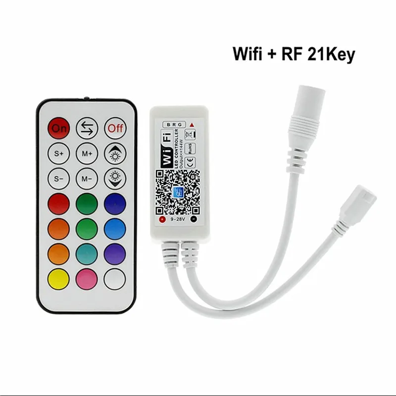Wifi Bluetooth светодиодный пиксельный контроллер Mini DC5V/12V/24V с радиочастотным