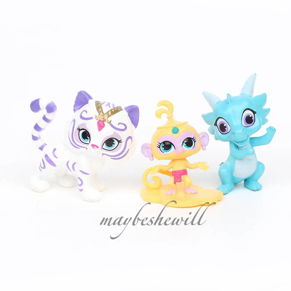 12 шт./компл. Shimmer and Shine My Busy Book ПВХ Аниме фигурки Куклы с Playmat кукла для девочек