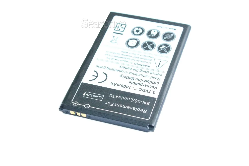 Seasonye 1800mAh BN 06 / BN06 сменный литий ионный аккумулятор + универсальное настенное