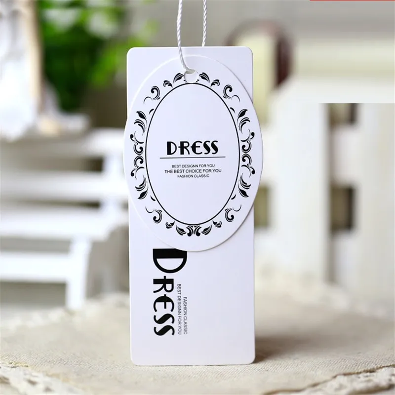 

Custom private logo printed garment hang tags VK253