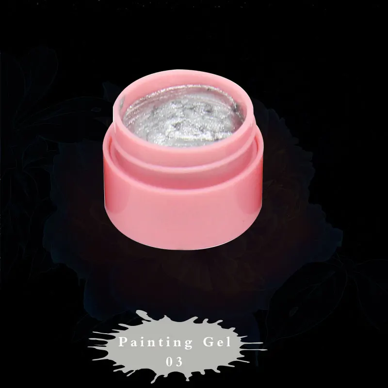 Painting Gel 03 Роскошный палец 1 шт. краска гель для ногтей УФ-цветной нарисованной линии 2.5D резные моделирование скульптура ногти "сделай сам" краска красота женщина макияж - Цвет: Painting Gel 03