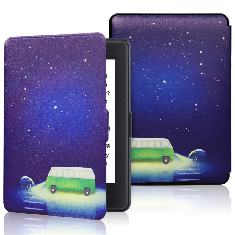 Умный чехол для Amazon Kindle Paperwhite 1 2 3 из искусственной кожи с откидной крышкой, подходит для всех Kindle Paperwhite поколения до