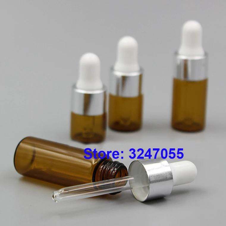 Маленькие флаконы с пипеткой маленькие стеклянные 1ml2ml3ml5ml флакон янтарным