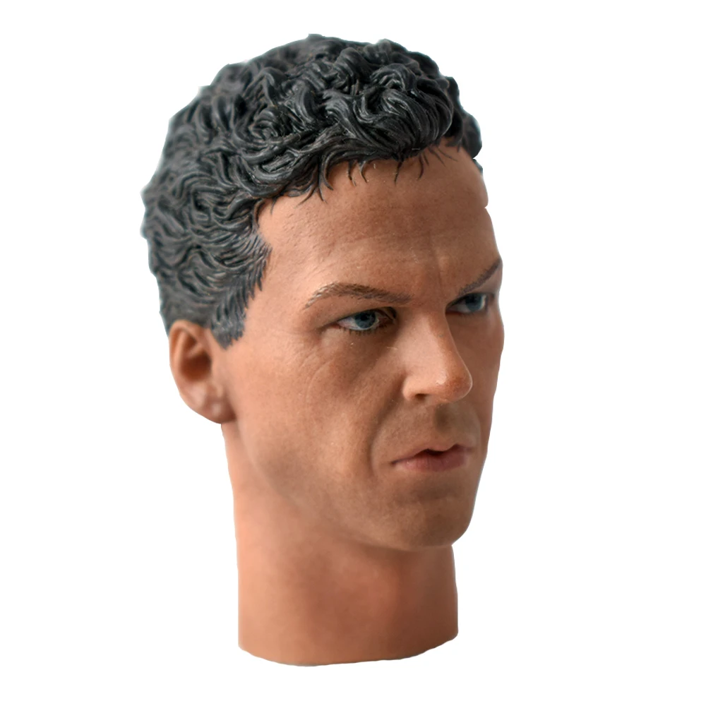 1/6 1:6 Scale Head Sculpt мужской Бэтмен сцена Брюс Уэйн 1992 Verion Head Sculpt модель для резьбы для 1" мужской фигуры
