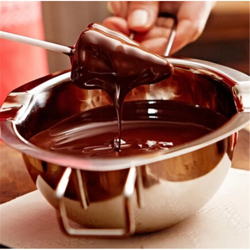 2018 Hot Sale Stainless Steel Chocolate Melting Pot Furnace Heated Milk Bowl with Handle Butter Tool Baking Pastry Tools | Дом и сад