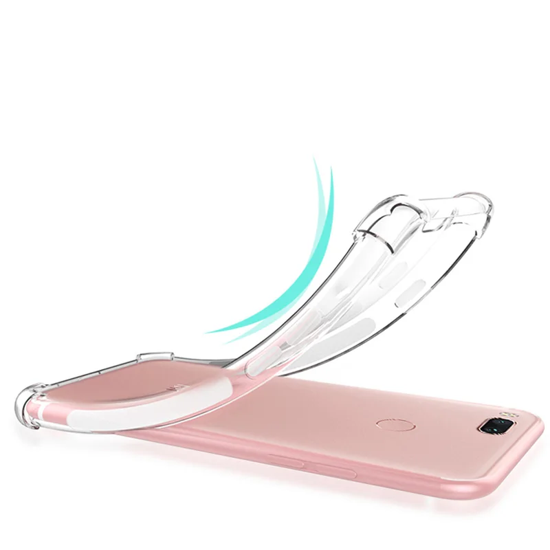 Luxury Shockproof Clear Soft Silicone Cover for Xiaomi Redmi 4X Case Note 5A Pro 4 4A Mi A1 5X Mi5s Pus Mi6 | Мобильные телефоны и