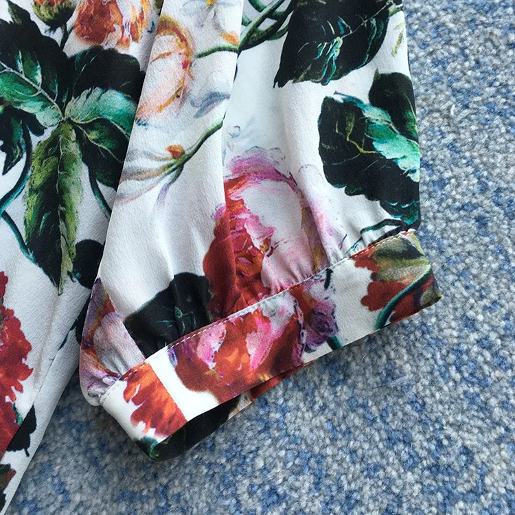 Весна/Лето 2018 свободная шелковая футболка с длинным рукавом | Женская одежда