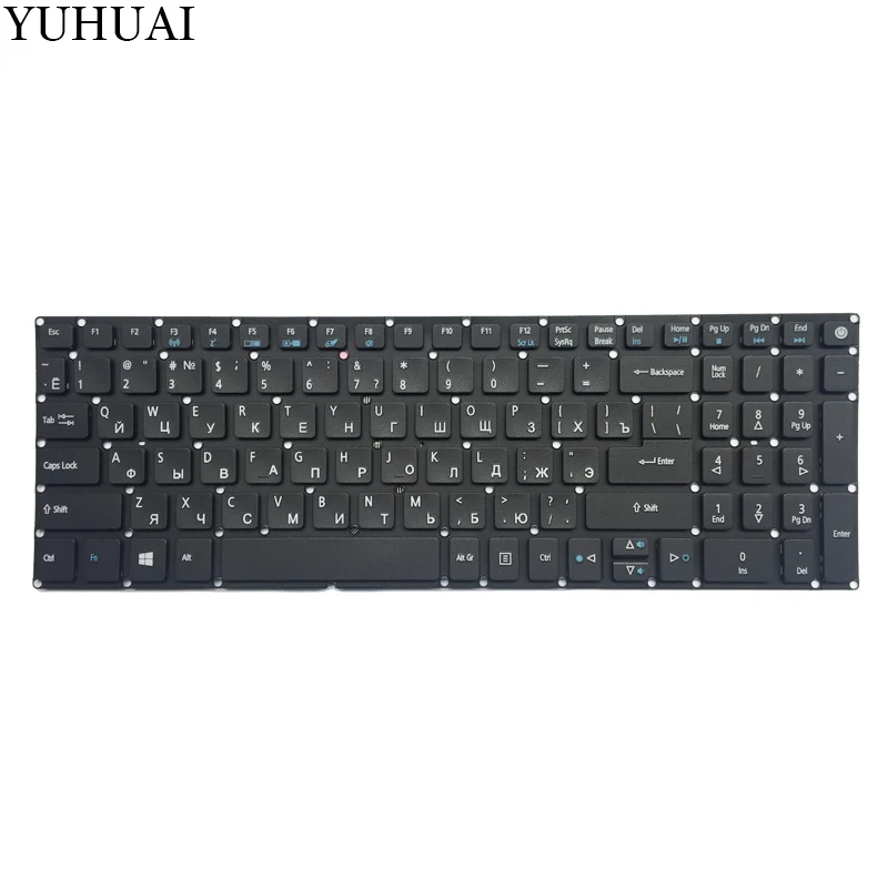 Новая русская клавиатура для acer Aspire A715-71G A717-71G A717-71G-549R RU Клавиатура ноутбука черный