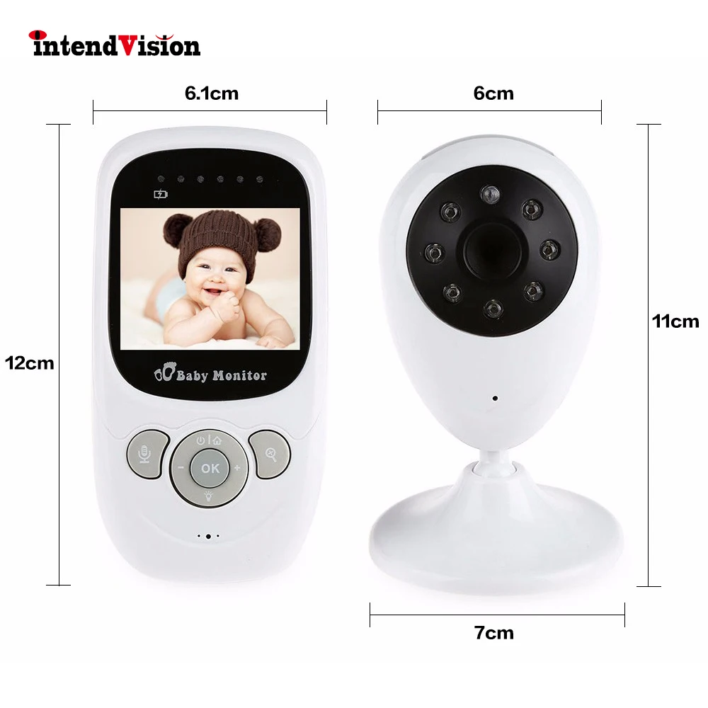Intendvision 2 4G беспроводной детский монитор двусторонний аудио Интерком