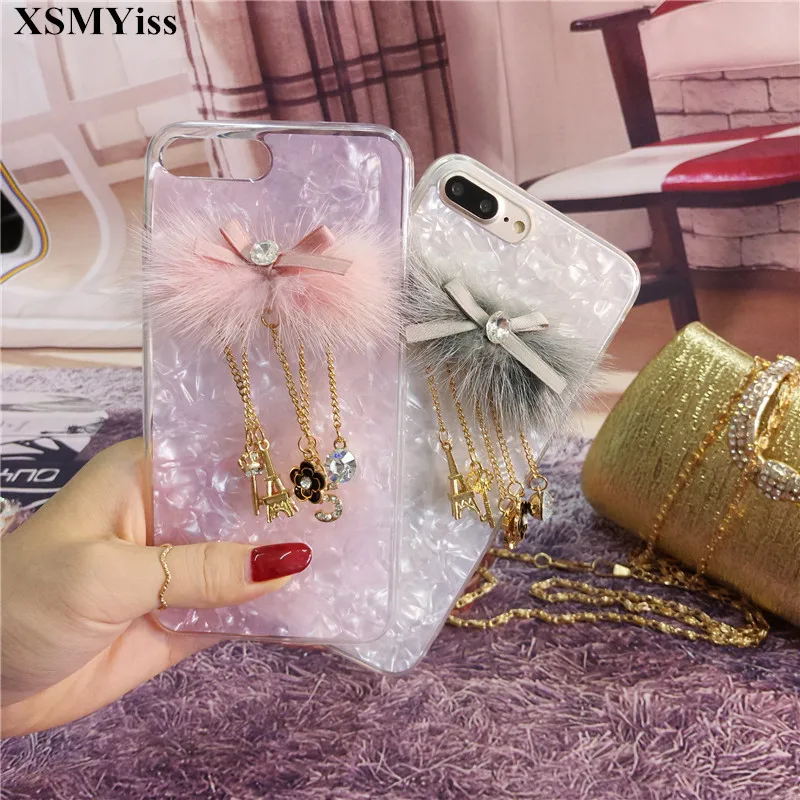 Модный чехол для телефона XSMYiss iPhone 6 6S 7 8 plus X XS MAX XR чехлы раковины из кремниевых