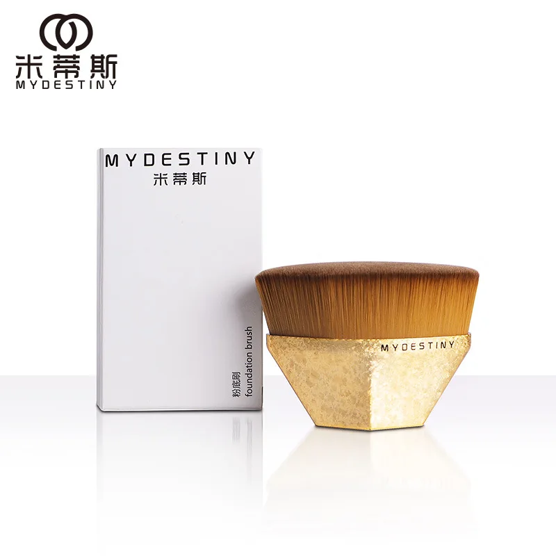 MyDestiny Petal 55 кисть для тонального крема-золото-гладкая ровная беспористая безупречная финишная кисть для тонального крема косметические инструменты для макияжа