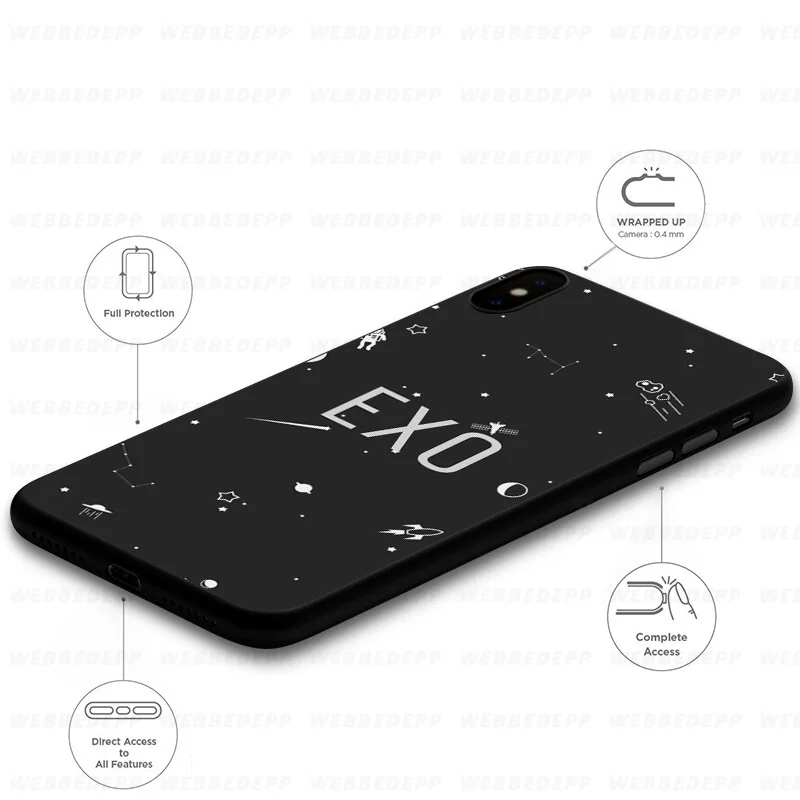 WEBBEDEPP Exo Bands K Pop мягкий чехол для Huawei Mate Honor 20 6A 7A 7C 7X 8 9 9X 10 View Lite Pro 30 |