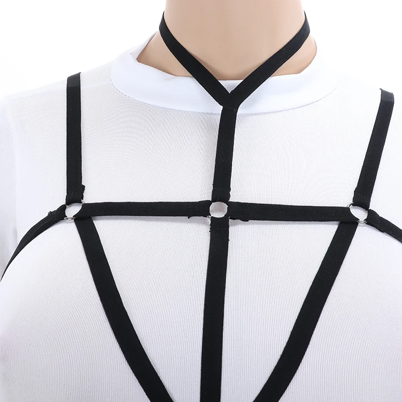 Рождественская одежда жгуты в форме пентаграммы женский бюстгальтер клетку боди