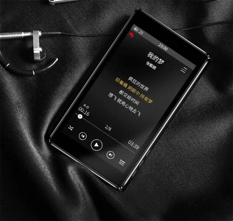 Новейший MP3-плеер RUIZU D20 3,0 дюймов полный сенсорный экран Встроенный динамик HIFI музыкальный плеер без потерь с FM, видеоплеер