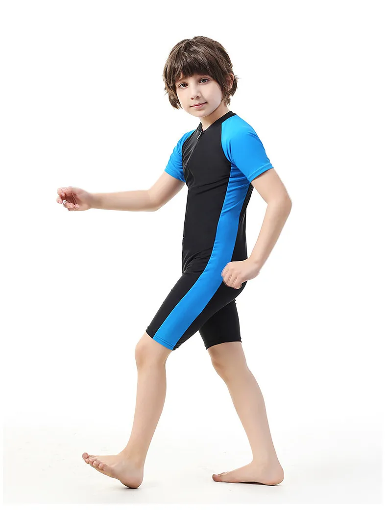 SBART Lycra Shorty Swimwear for Boy Girl Sun Protection Children Kids Swimming Bodysuits Elastic Quick-dry Bathing Suits