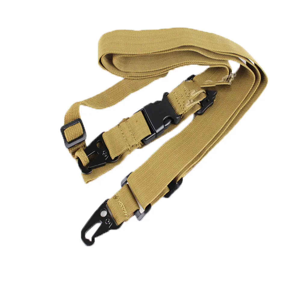 Тактический 3-точечный ремень для винтовки Регулируемый тактический банджи