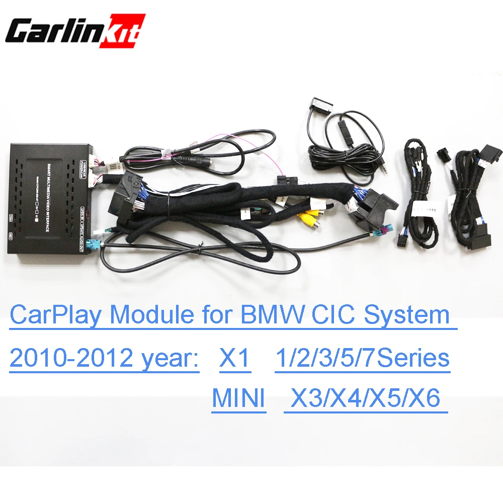 Carlinkit камера заднего вида интерфейсный модуль для BMW с CIC системой Carplay зеркальное
