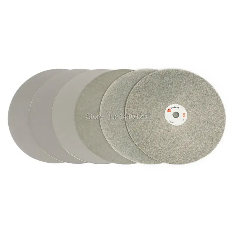 6 шт 8 &quotдюймовый Grit 80 150 320 600 1200 3000 алмазный шлифовальный диск плоский круг