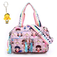 doll keychain new pink harajuku doll waterproof nylon handbag ladies bag one shoulder bag cross body school bags handbags mom