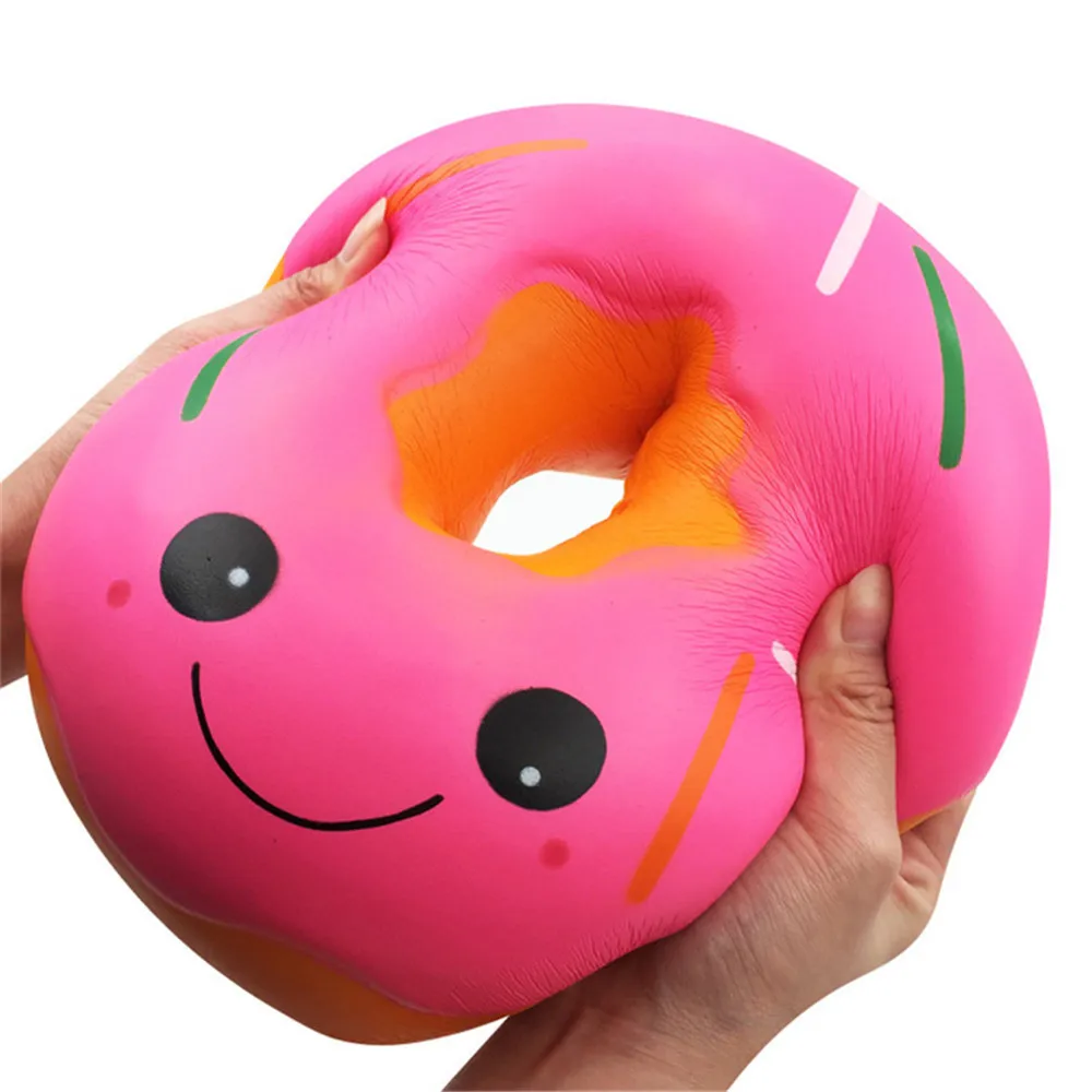 Игрушки Squishies Jumbo Гигантский Пончик медленно Восстанавливающий форму фрукт