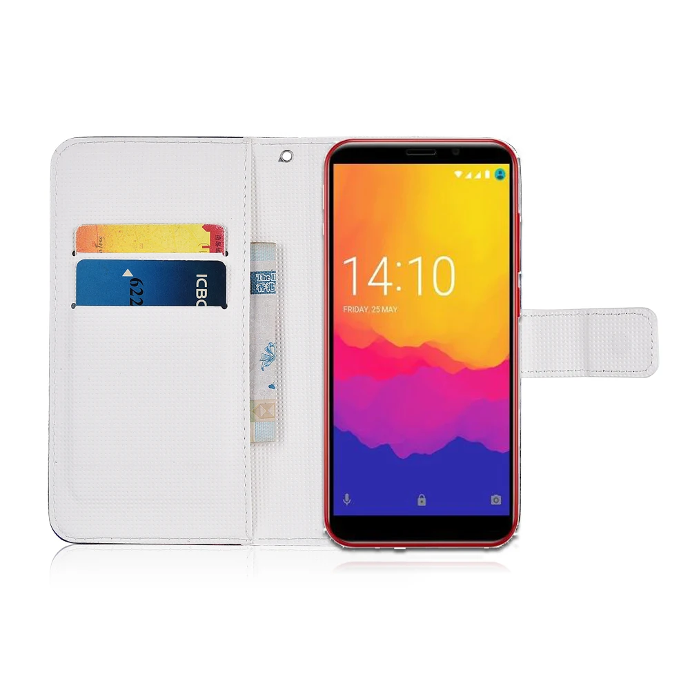 Чехол-бумажник с рисунком для Prestigio Wize Q3 psp 3471 из искусственной кожи, Модный милый чехол-книжка с изображением единорога, кошки, бабочки, совы