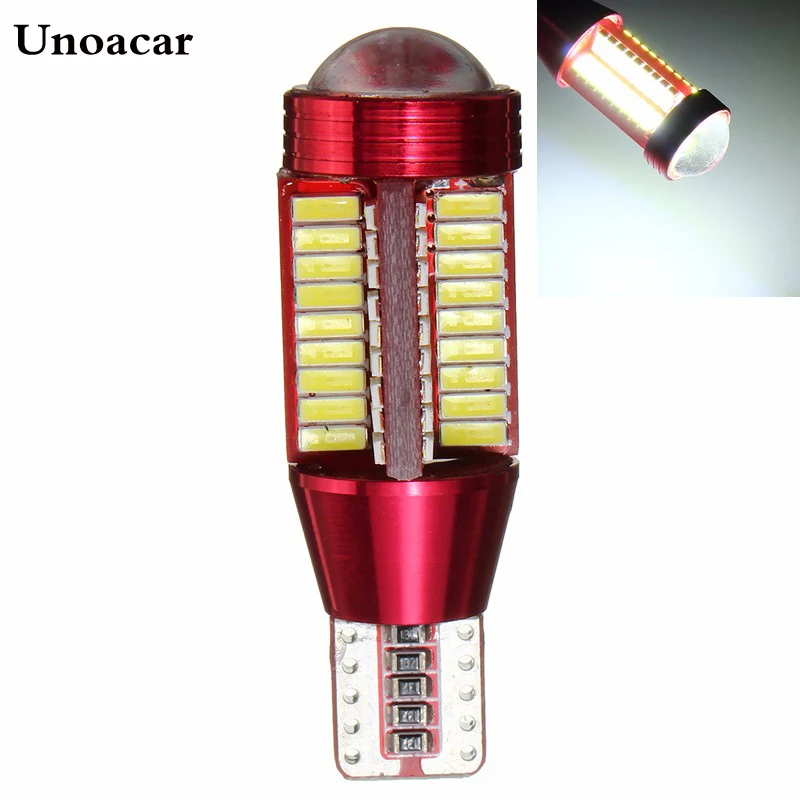 10X супер яркий Canbus T10 78 SMD 4014 W5W светодиодный автомобильный светильник лампа для