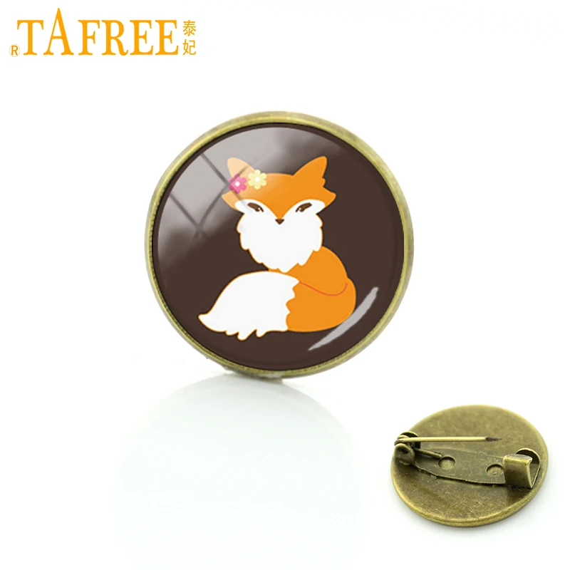 Брошь TAFREE в виде лисы булавки Аксессуары для платья модные ювелирные изделия