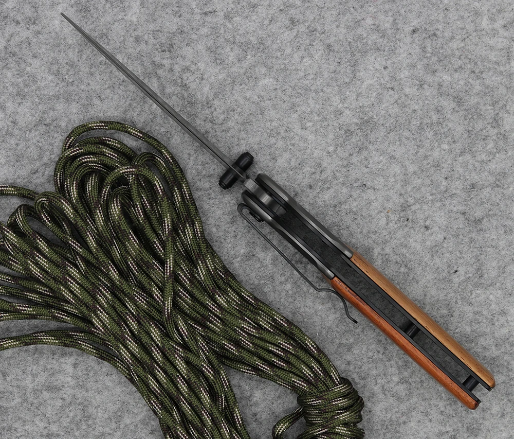 Высокопроизводительный складной деревянная ручка ножа карманный тактический