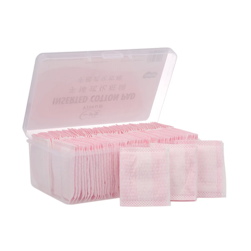 128Pcs YiHuB 60 шт одноразовые ватные накладки для лица Мягкий очищающий косметический спонж для макияжа салфетки с ручной вставкой Бережный уход за кожей - Цвет: 128Pcs