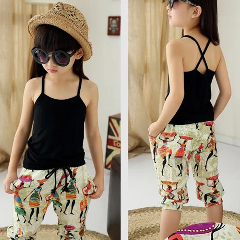 От 4 до 13 лет модная повседневная коллекция 2017 года летние пляжные штаны для