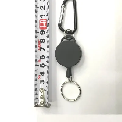 Выдвижная катушка для бейджа из цинкового сплава ABS пластик ID Lanyard имя бирка держатель для карты бейдж катушка откатная лента брелок цепь зажимы
