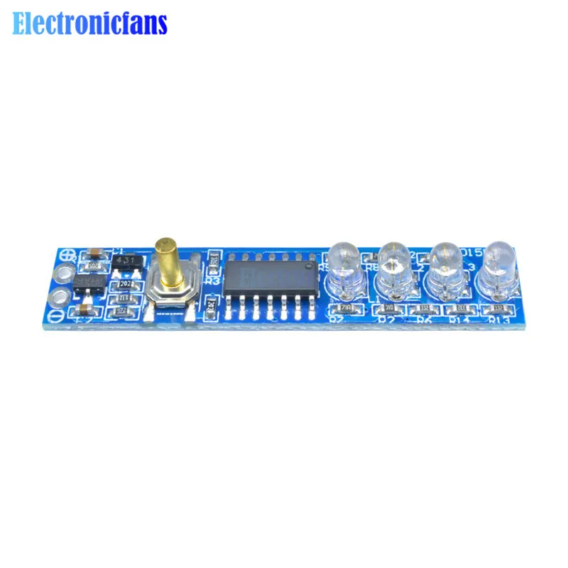Индикатор емкости литиевой батареи 1S/2S/3S/4S светодиодный дисплей индикатор уровня