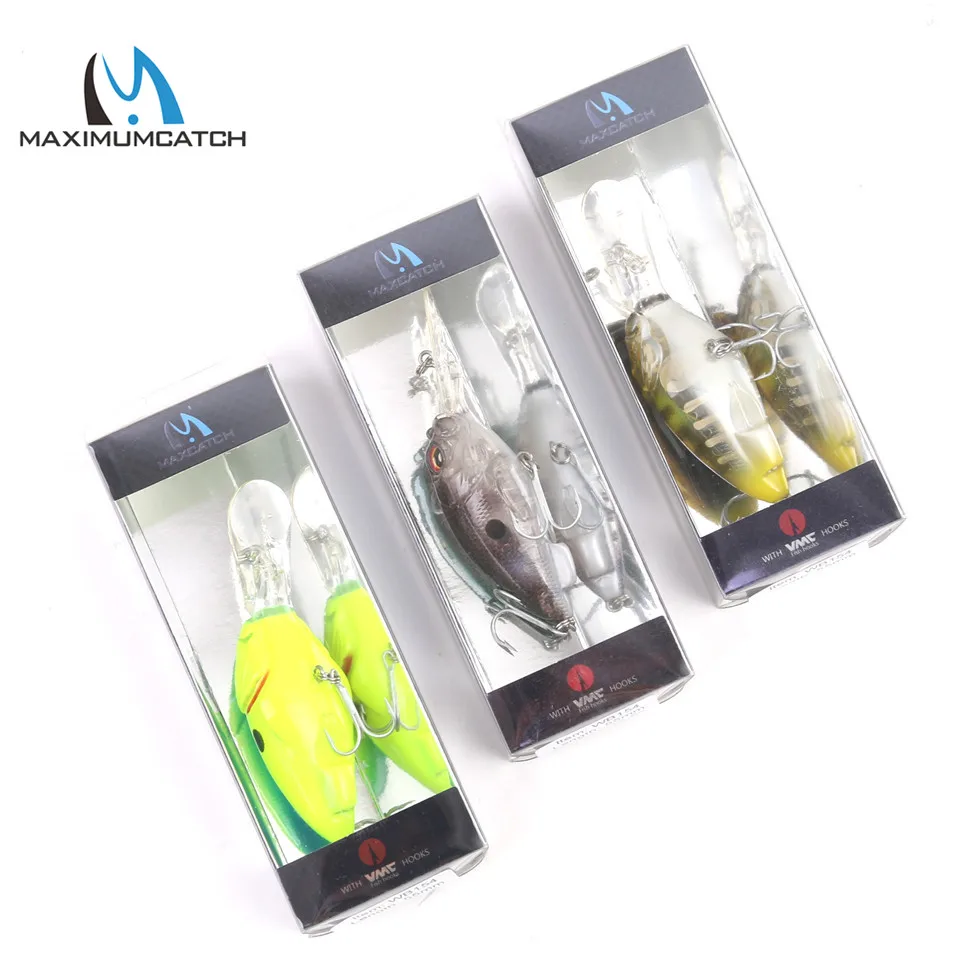 Тонущий кренкбейт Maximumcatch 0 1 5 м жесткие рыболовные приманки 55 мм/13 г искусственная