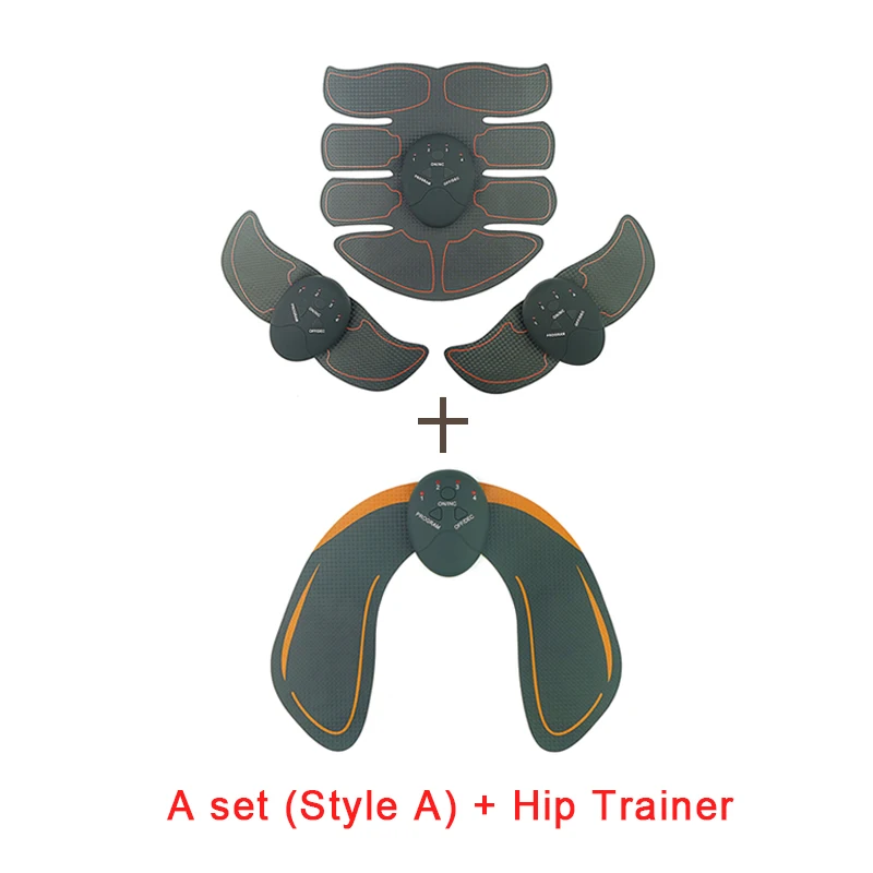 Hip and style A Тренажер для бедер EMS стимулятор мышц ягодиц тренажер для пресса тренажер для бедер EMS машина для красоты массажер для похудения тела - Цвет: Hip and style A