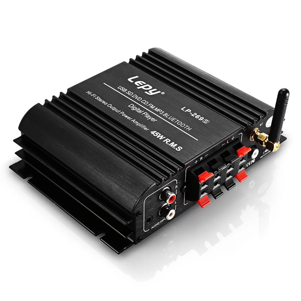 LP 269S Bluetooth Автомобильный цифровой автомобильный усилитель аудио плеер звук мини