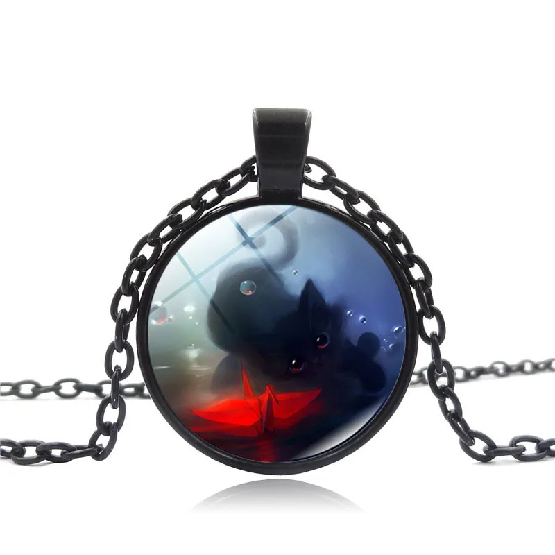 Женское ожерелье с подвеской кабошоном | Украшения и аксессуары