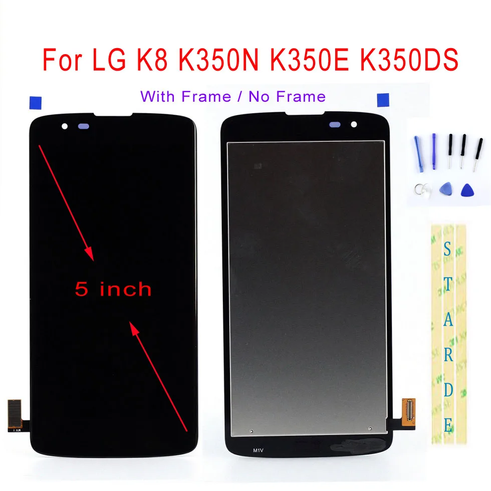 STARDE Замена ЖК-дисплей для LG K8 K350N K350E K350DS Дисплей кодирующий преобразователь