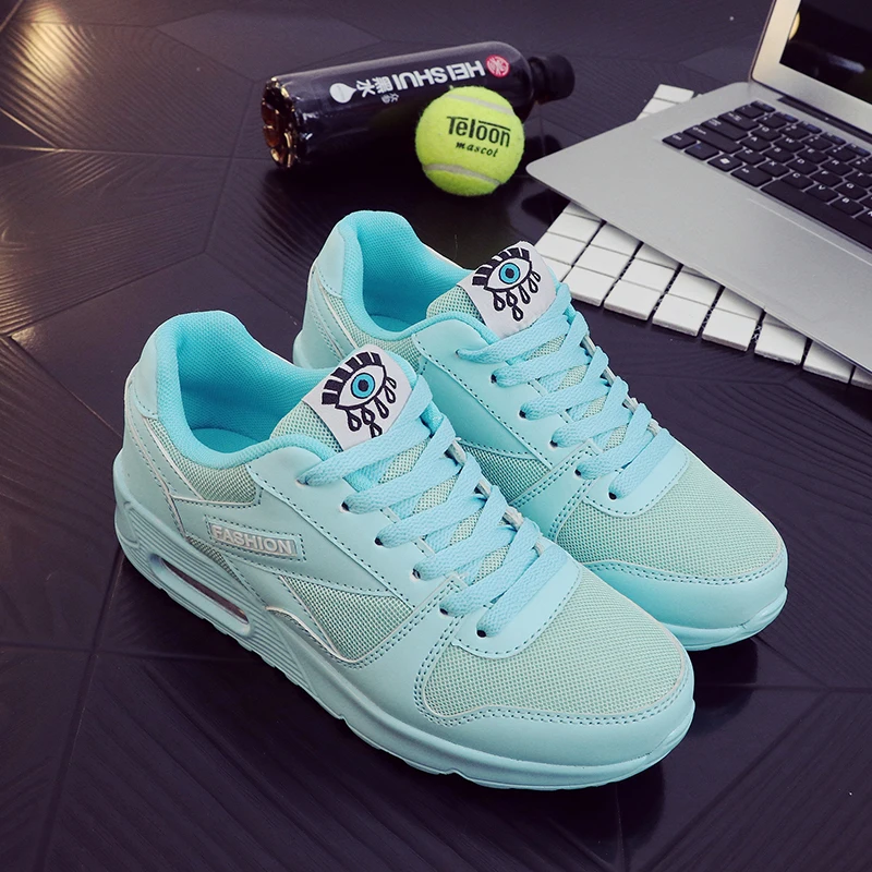 Новинка 2018 стильные женские кроссовки ярких цветов на воздушной подошве