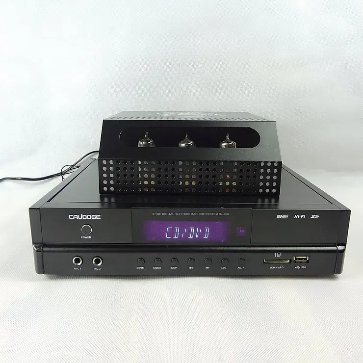 DJ-200 100 Вт* 2+ 150 Вт 2,1 канальный проводной микрофон Fever Беспроводная Bluetooth трубка HIFI усилитель домашний звуковой усилитель