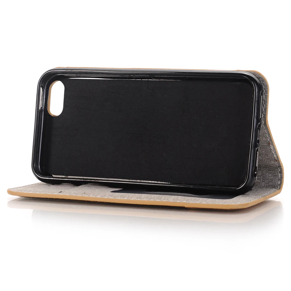 Кожаный флип-чехол для Apple iPhone X 10 8 Plus 7 7S Plus 6 6S Plus 5 5S SE Coque Capa Funda