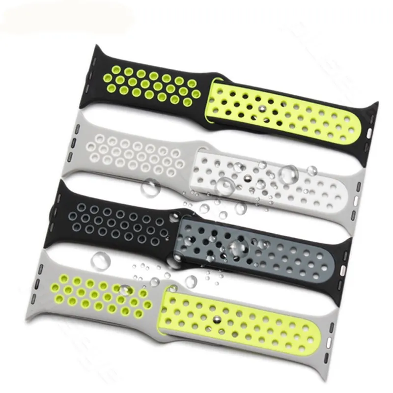 42mm 38mm S L Size Silicone Sport Colorful Watch for Apple Smart Bracelet iwatch Collection men/woman | Электроника