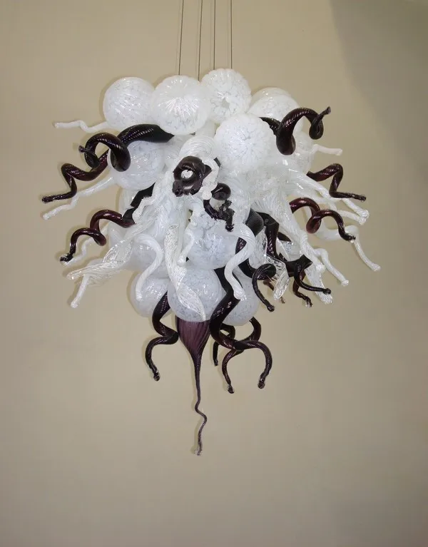 

Mini Bedroom Kitchen Chain Hanging 100% Mouth Blown Glass Chandelier Lighting