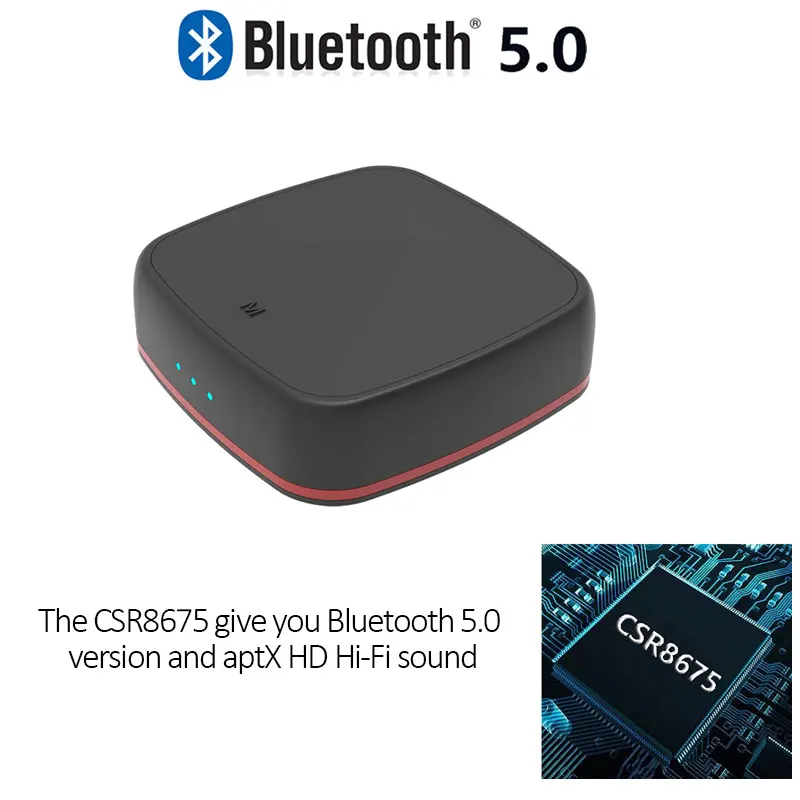 Bluetooth 5,0 приемник передатчик CSR 8675 aptX HD Bluetooth адаптер aptX низкая задержка беспроводной оптический аудио RCA поддержка AAC