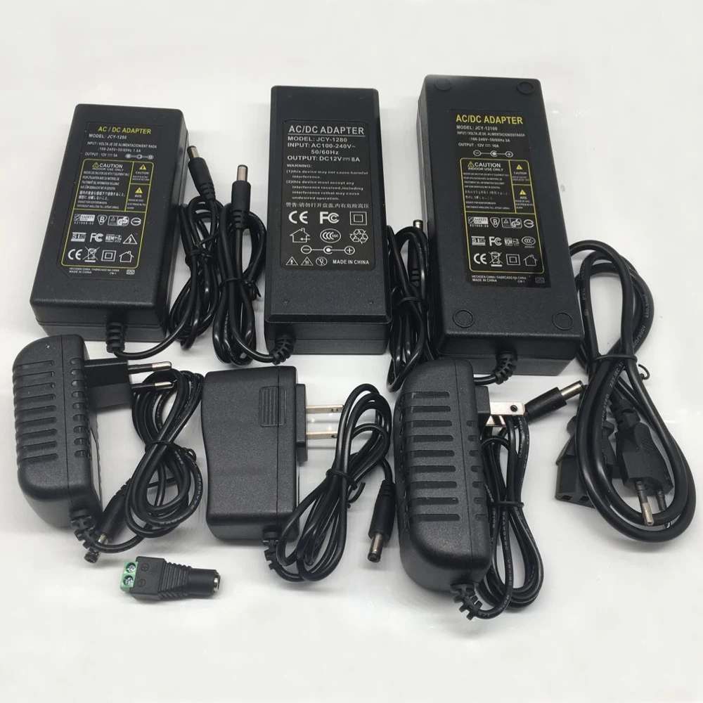 Светодиодный Питание адаптер DC5V / DC12V DC24V 1A 2A 3A 5A 7A 8A 10A для 5V 12V 24V светодиодный